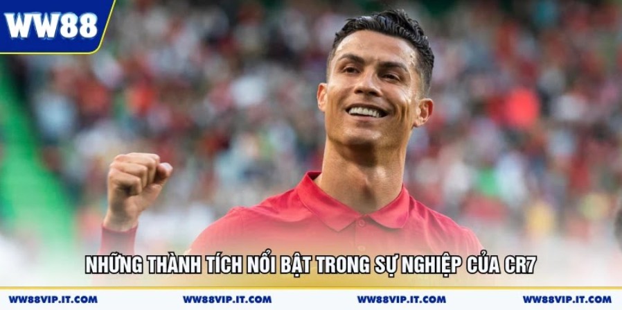 Những thành tích nổi bật trong sự nghiệp của CR7